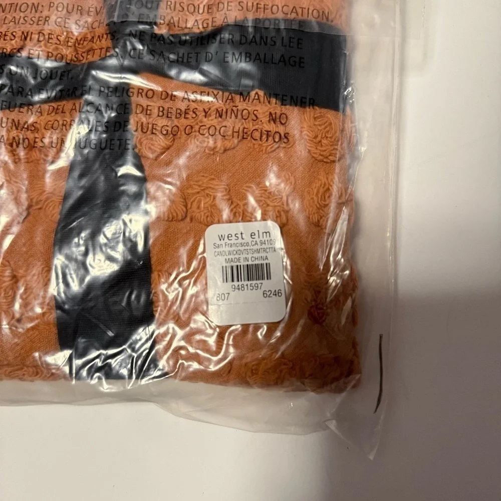 West Elm orange Sham